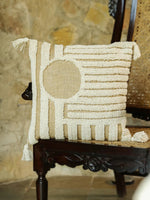 Cotton Off White Colour Embroidered Cushion Covers - SanskrutiHomes 