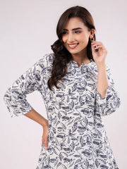 Cotton Printed Night Suit Set for Women - SanskrutiHomes 