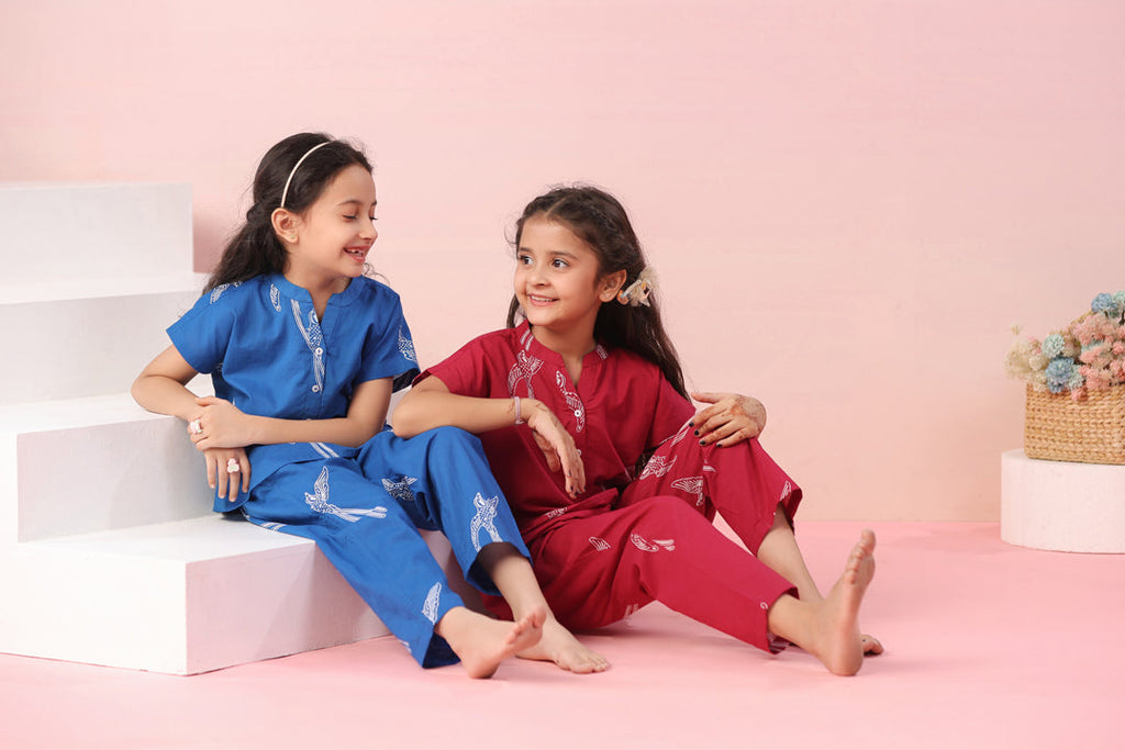 Animal Print Cotton Night Suit Set - SanskrutiHomes 