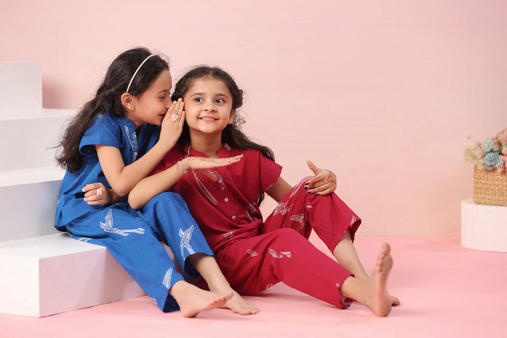 Animal Print Cotton Night Suit Set - SanskrutiHomes 