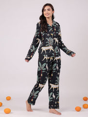 Animal Printed Cotton Kids Night Suits - SanskrutiHomes 