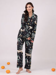 Animal Printed Cotton Kids Night Suits - SanskrutiHomes 