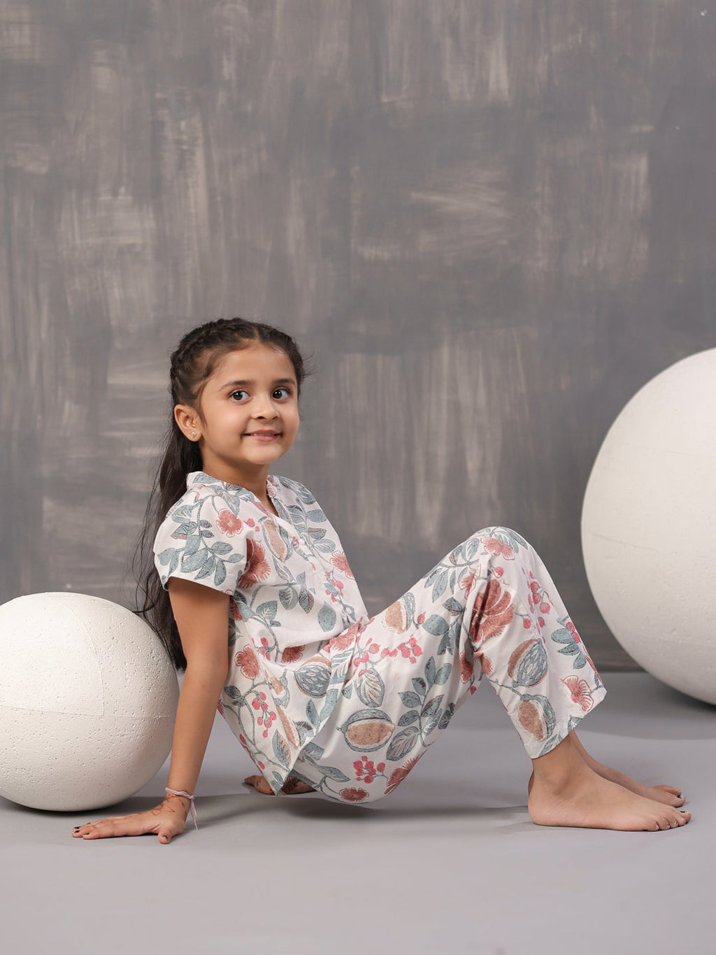 Women Printed Pure Cotton Co-Ords - SanskrutiHomes 