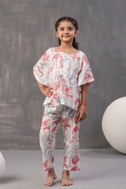 Animal Printed Cotton Kids Night Suits - SanskrutiHomes 
