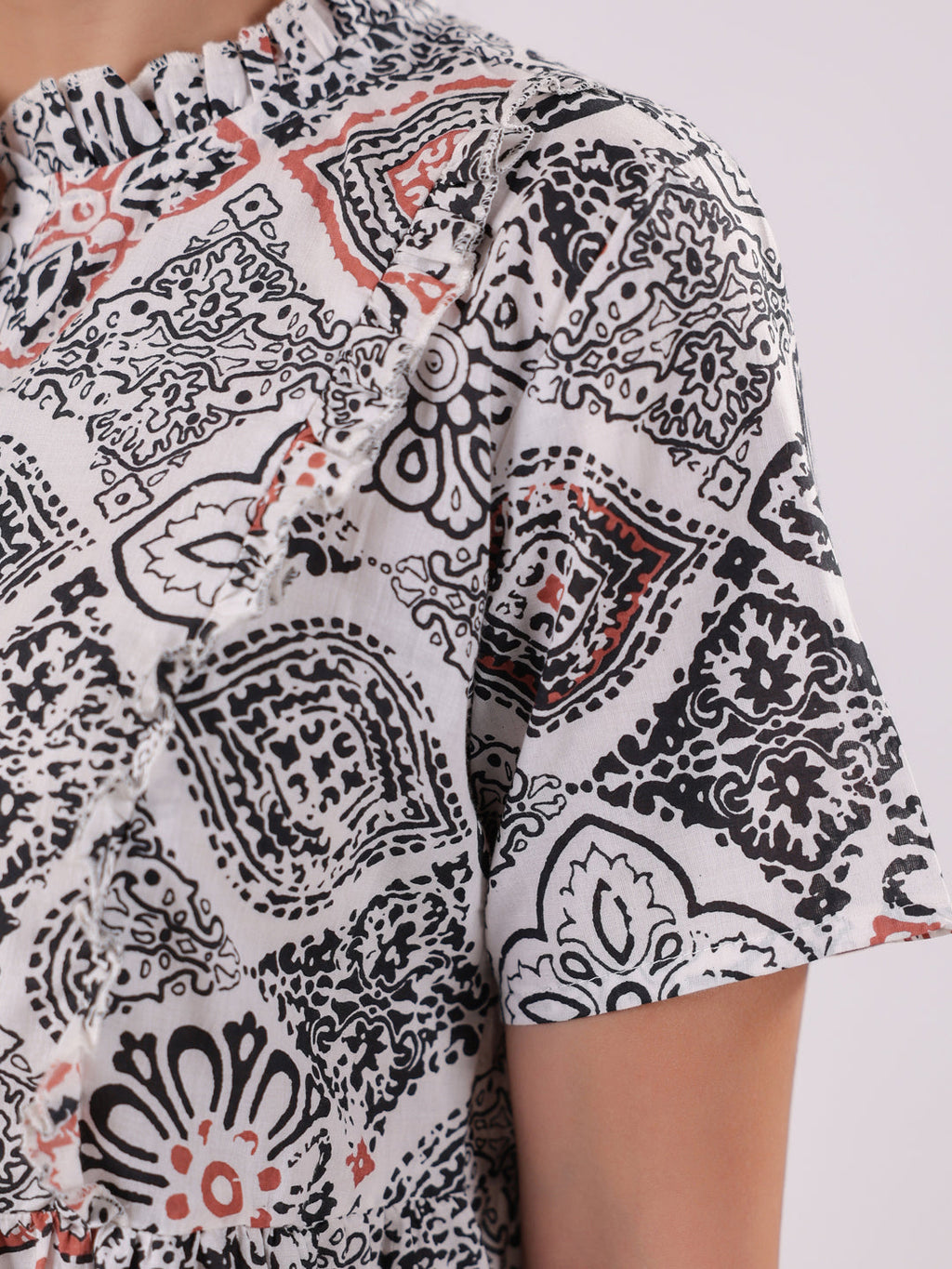 Cotton Printed Night Suit Set for Women - SanskrutiHomes 