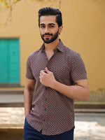 Men's Pure Cotton Black Casual Shirt - SanskrutiHomes 