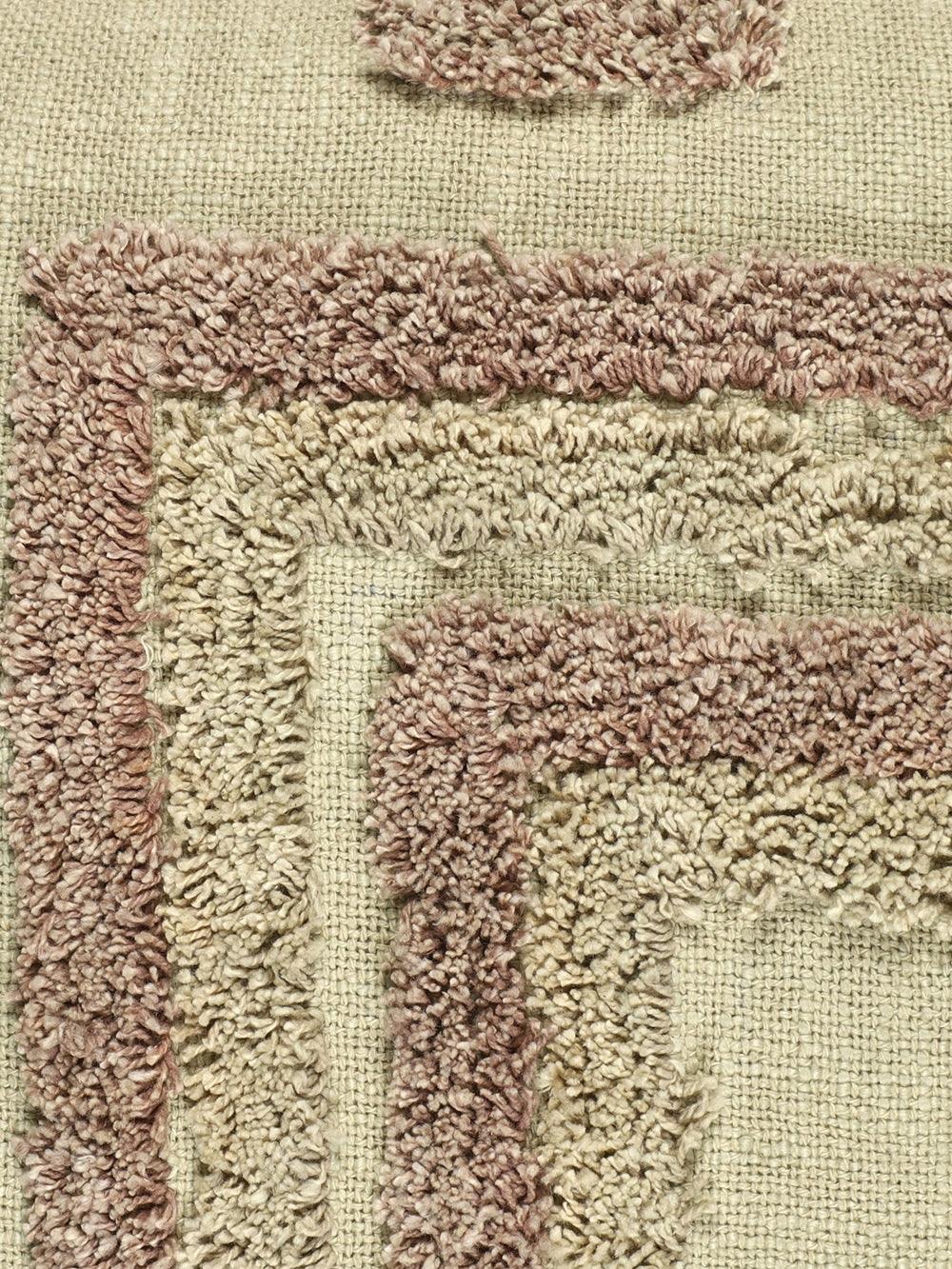 Cotton Handtufted cushion cover - SanskrutiHomes 