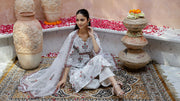 Set Of 3 Floral Printed Cotton Kurta Set