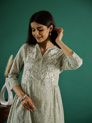 Floral Printed Kurta Set