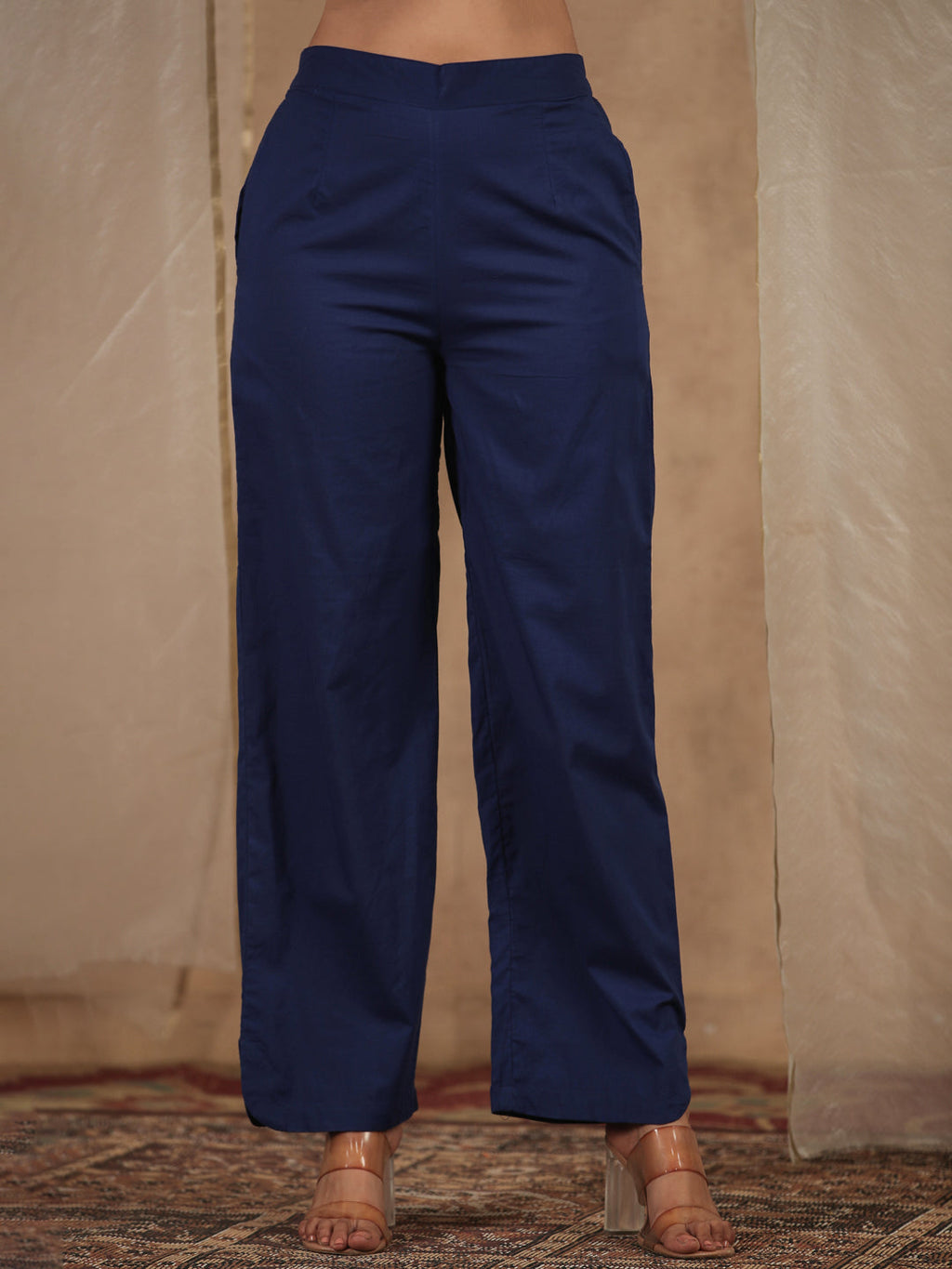 Women Pure Cotton 3 Pcs Kurta Set