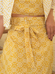 Cotton Printed Short Sleeves Night Suit