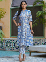 Women Pure Cotton 3pcs Kurta Set