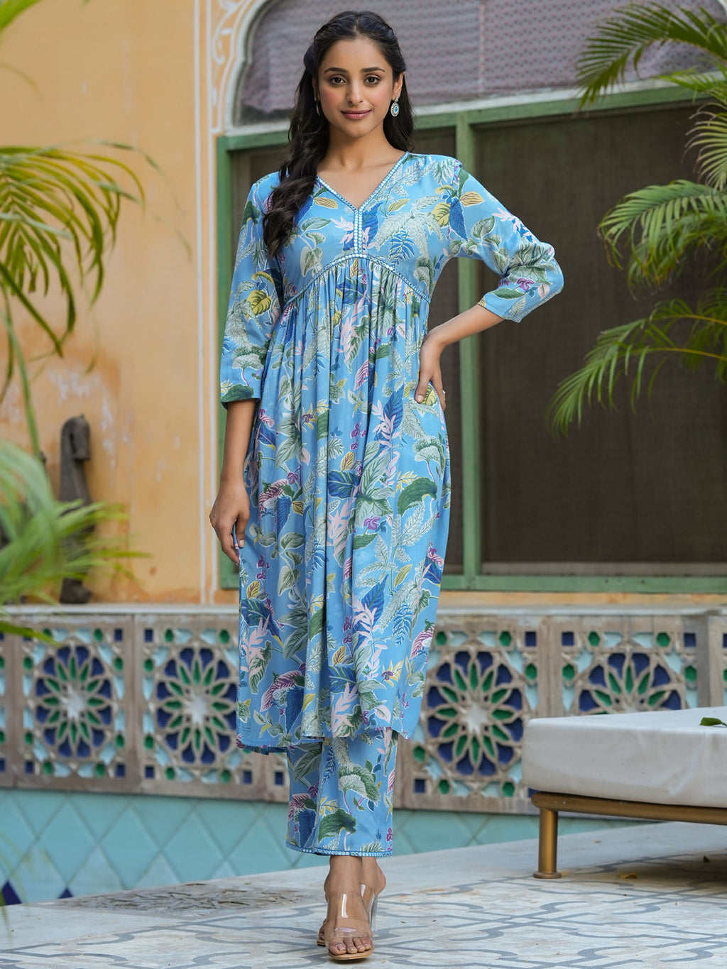 Women Russian Silk 3pcs Kurta Set