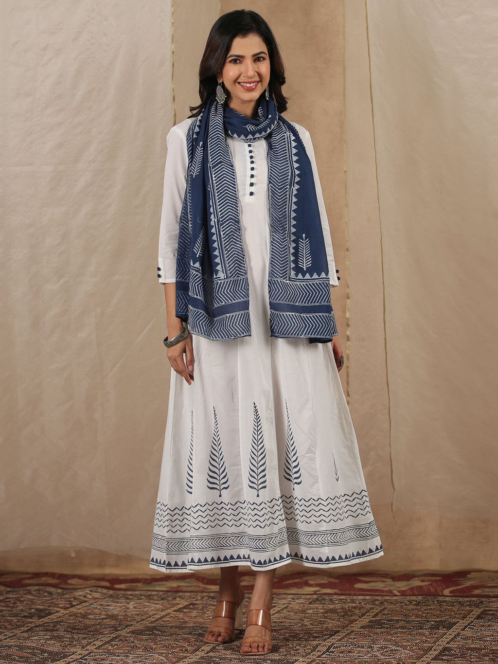 Women Pure Cotton 2 Pcs Kurta Set