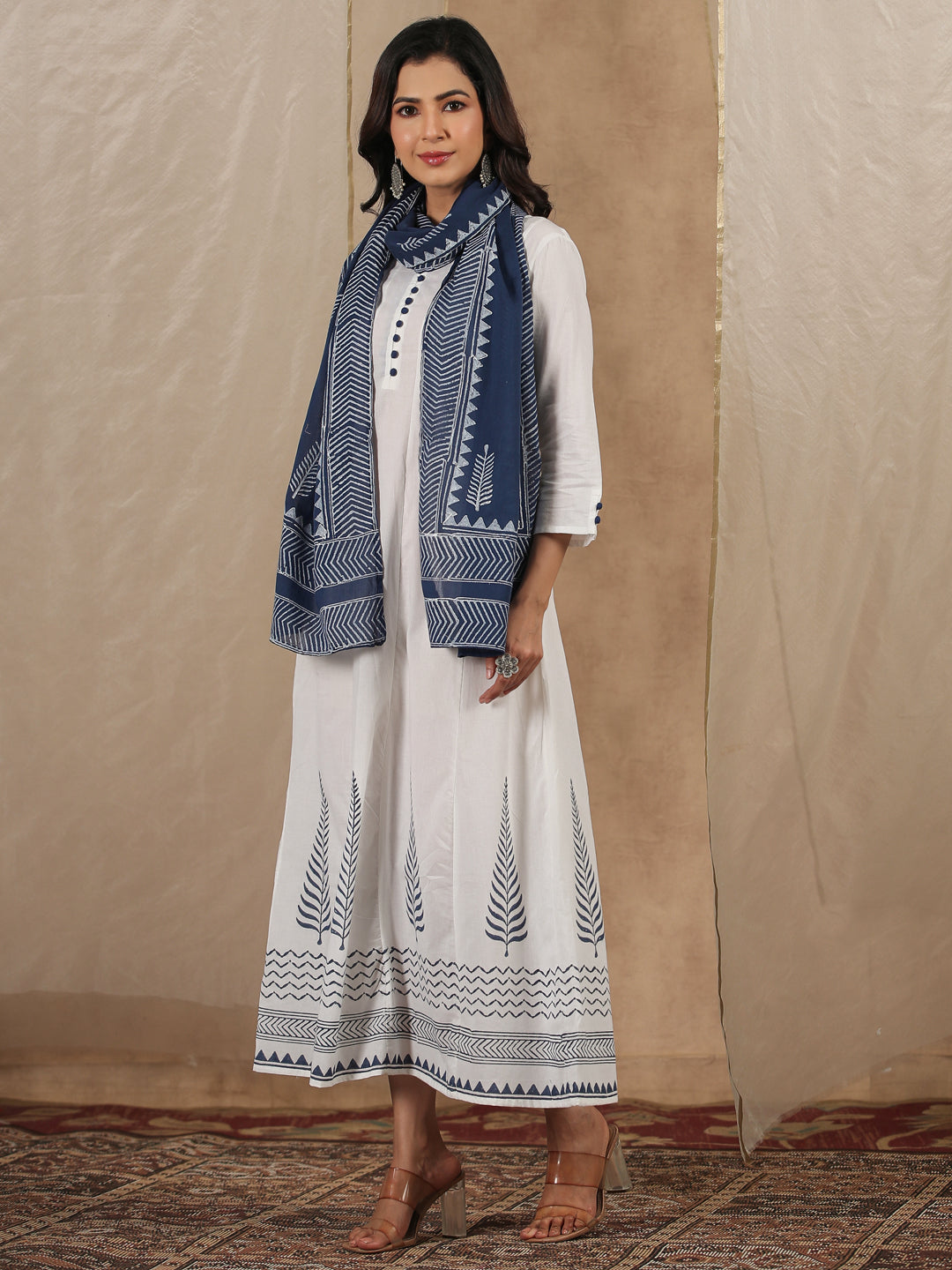 Women Pure Cotton 2 Pcs Kurta Set