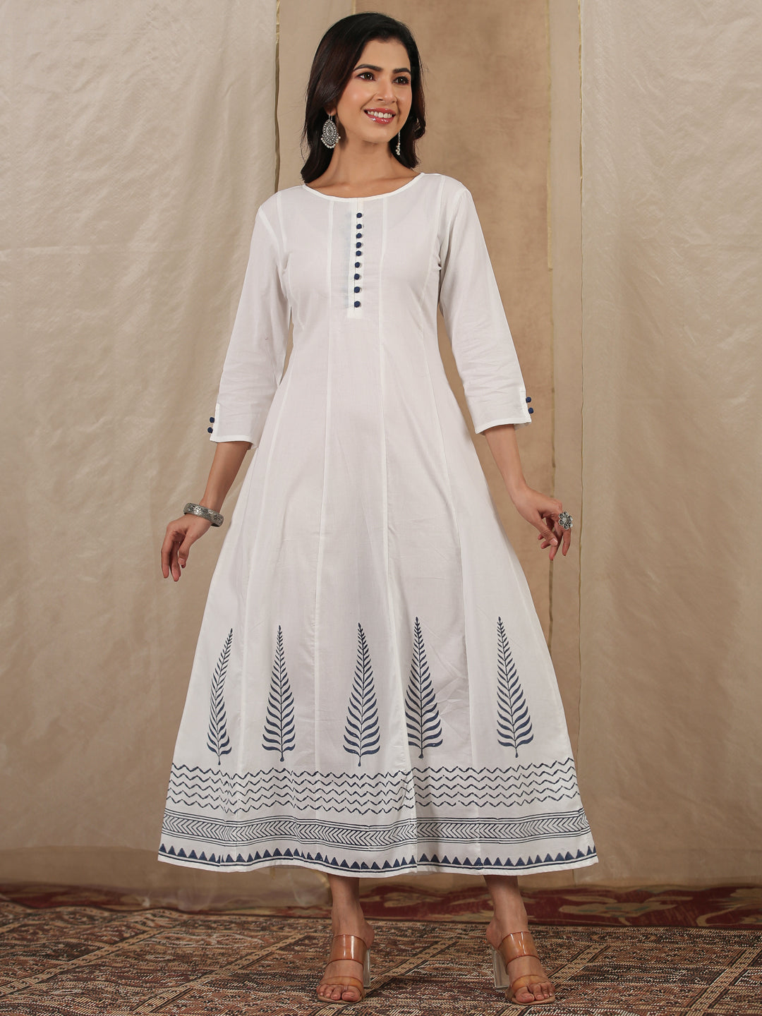 Women Pure Cotton 2 Pcs Kurta Set