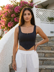 White High Waisted Straight Lounge Pant For Women