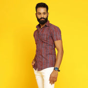 Sanskruti Homes Multi-colored Cotton Printed Shirt - SanskrutiHomes 
