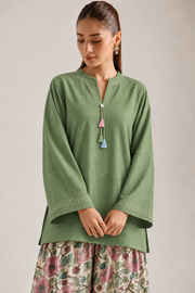 Seafoam Rose Garden Farsi Salwar Co-ord Set for Women