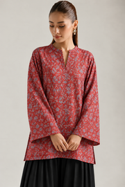 Scarlet Floral Vine Farsi Salwar Co-ord Set for Women