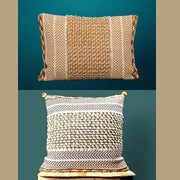 Set of 2 Hand-made Cotton Multicolor Cover - SanskrutiHomes 