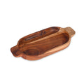 Acacia Wood Divided Serving Tray - SanskrutiHomes 