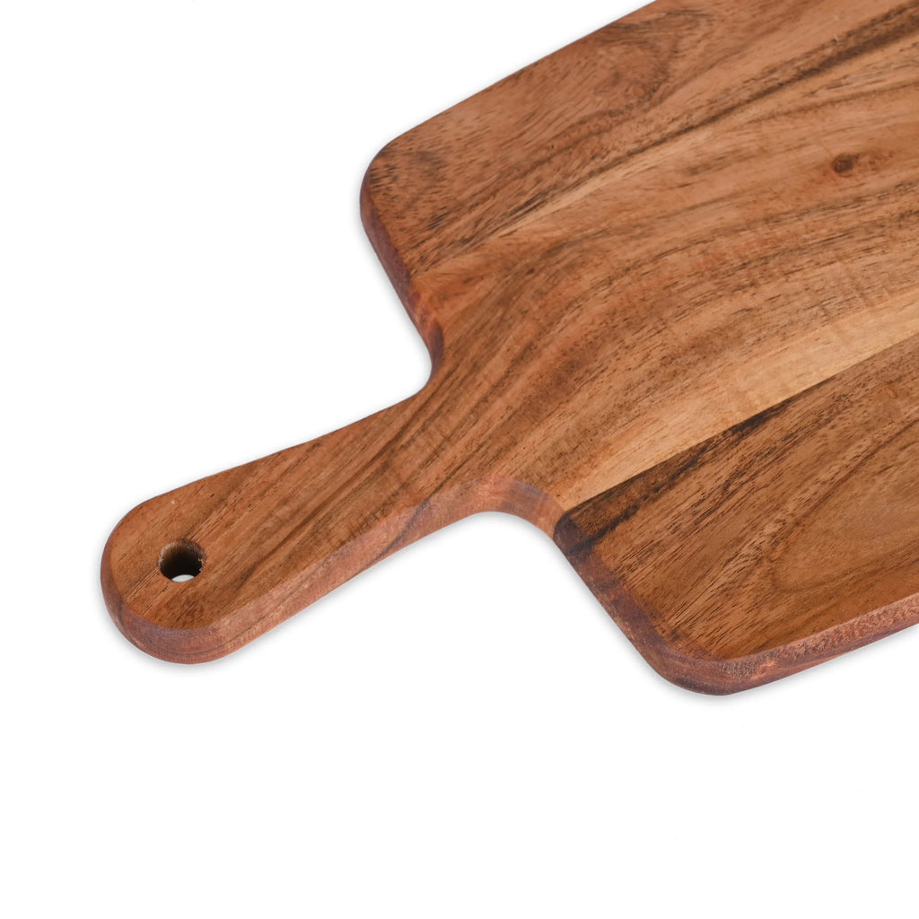 Acacia Wood Paddle Serving & Cutting Board - SanskrutiHomes 