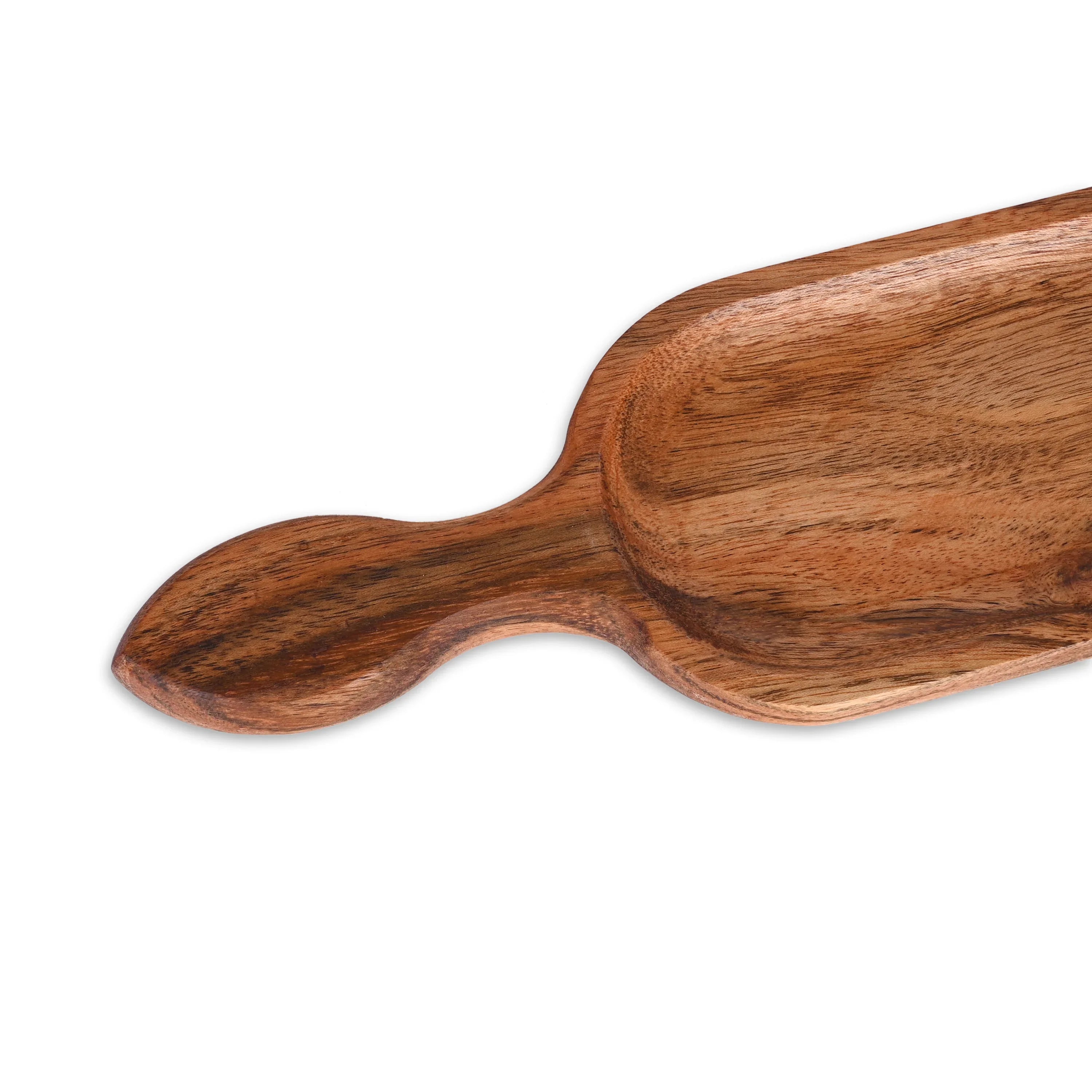 Acacia Wood Paddle Serving Tray - SanskrutiHomes 