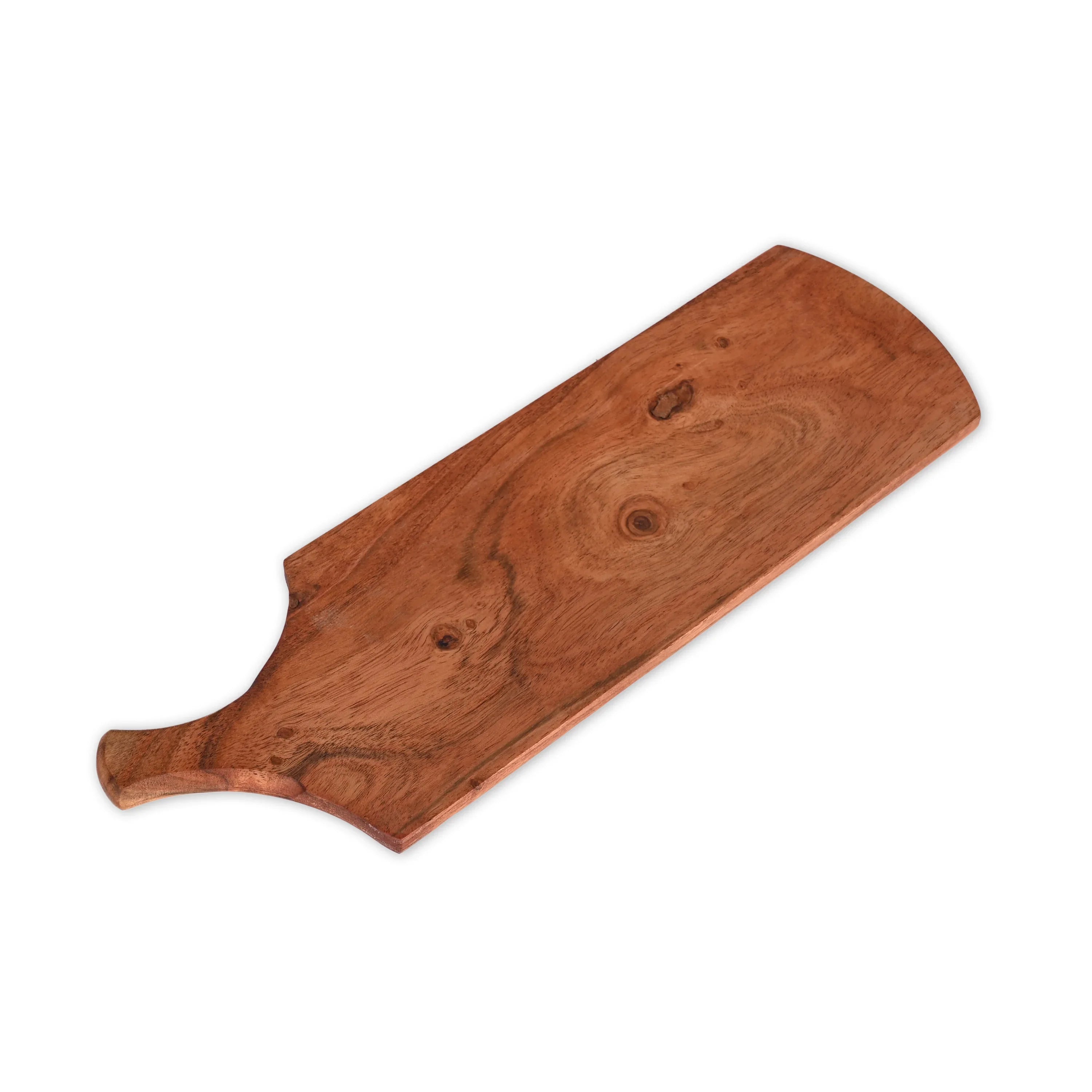Acacia Wood Rustic Paddle Cutting Board - SanskrutiHomes 
