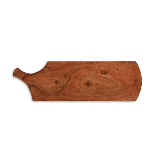 Acacia Wood Rustic Paddle Cutting Board - SanskrutiHomes 