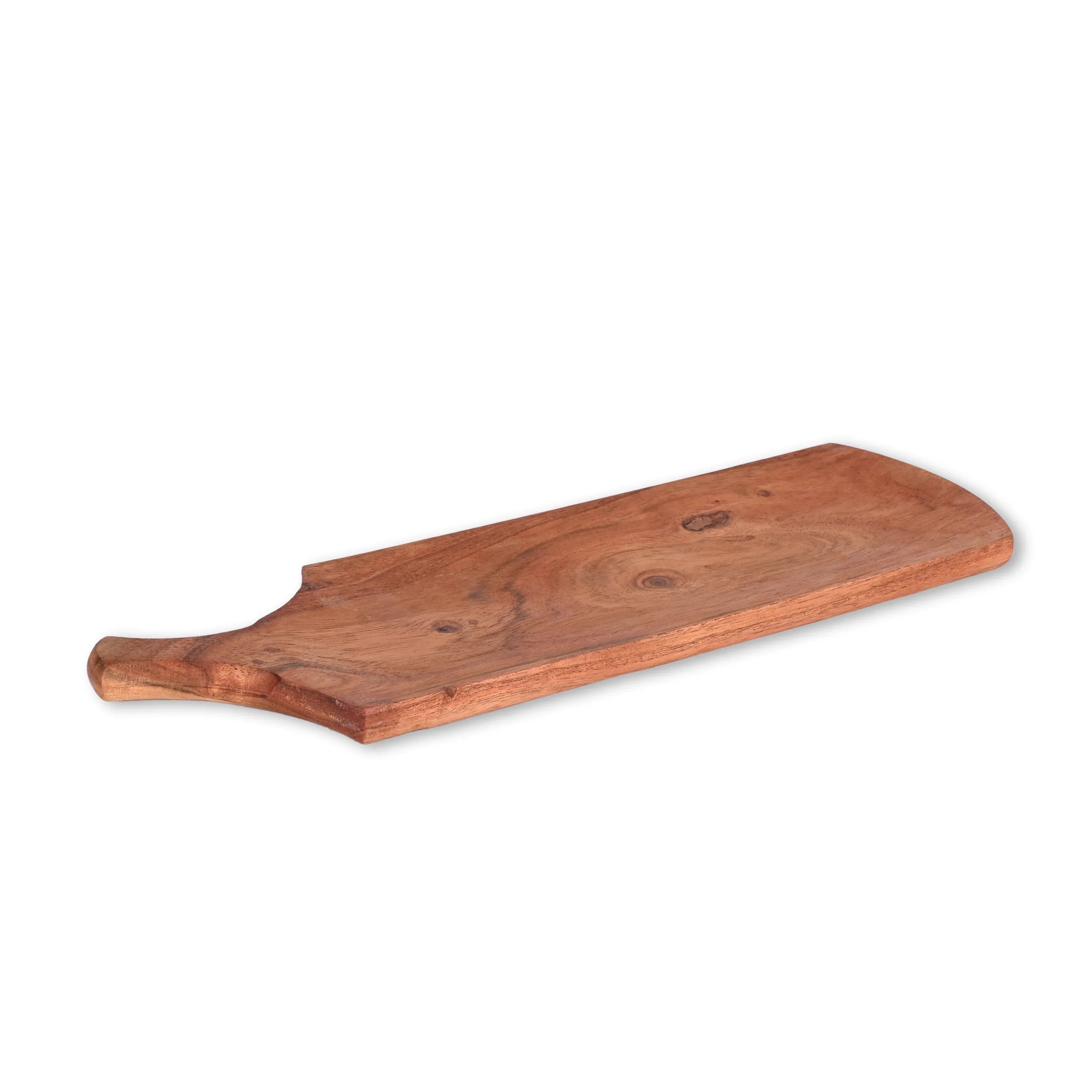 Acacia Wood Rustic Paddle Cutting Board - SanskrutiHomes 