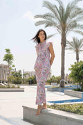 Floral Printed Co-ord Night Suit Set - SanskrutiHomes 