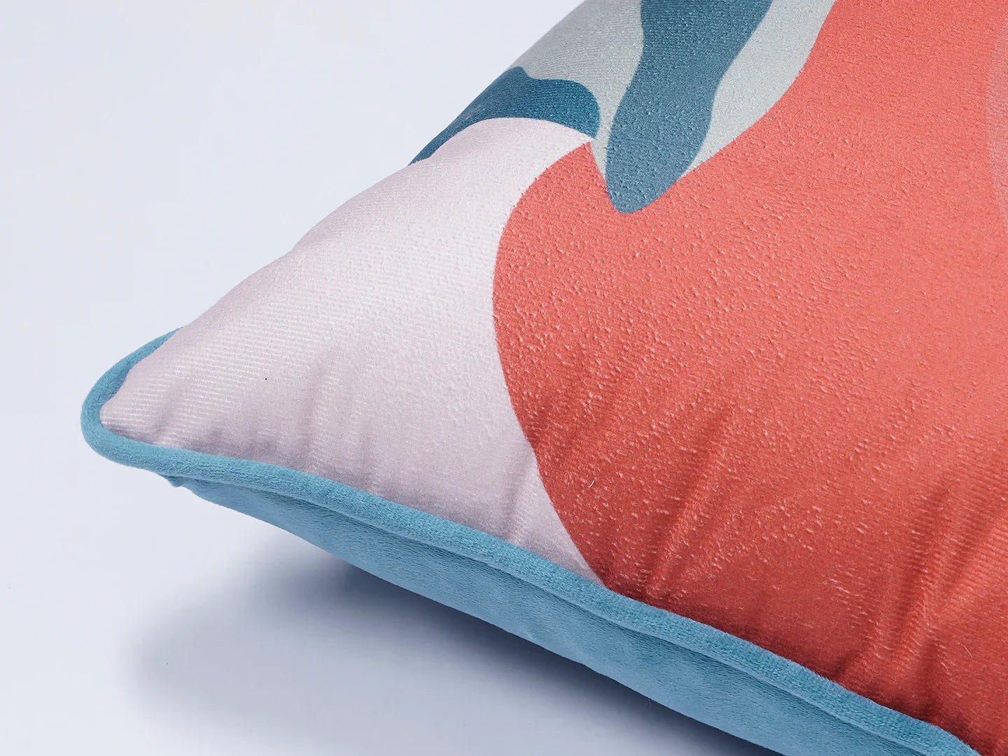 Velvet Floral Design Printed Cushion Cover - SanskrutiHomes 