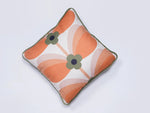 Velvet Floral Design Printed Cushion Cover - SanskrutiHomes 
