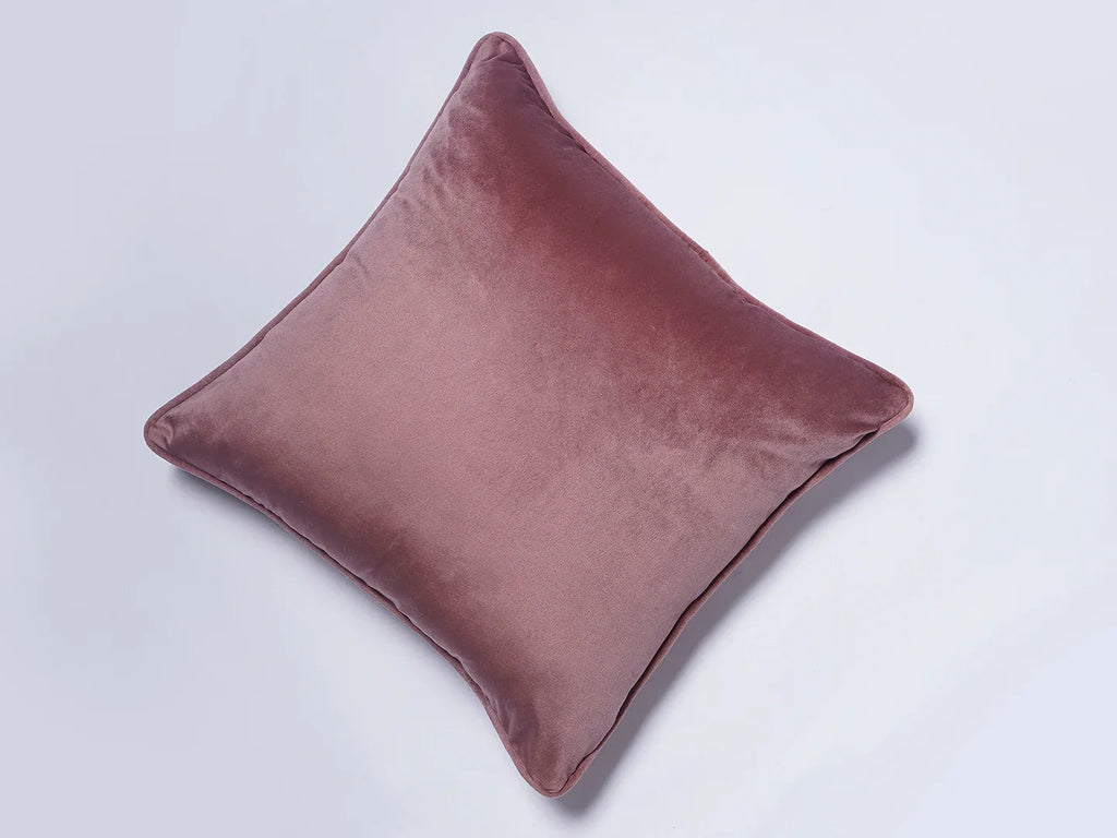 Brown Solid Print Cushion Cover - SanskrutiHomes 