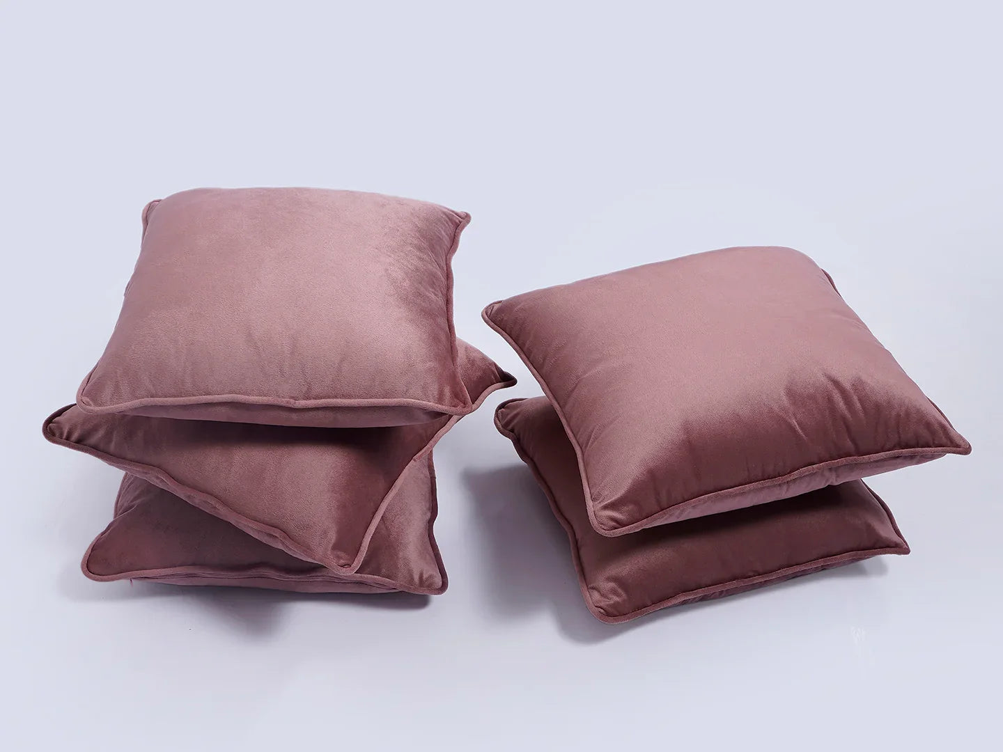 Brown Solid Print Cushion Cover - SanskrutiHomes 