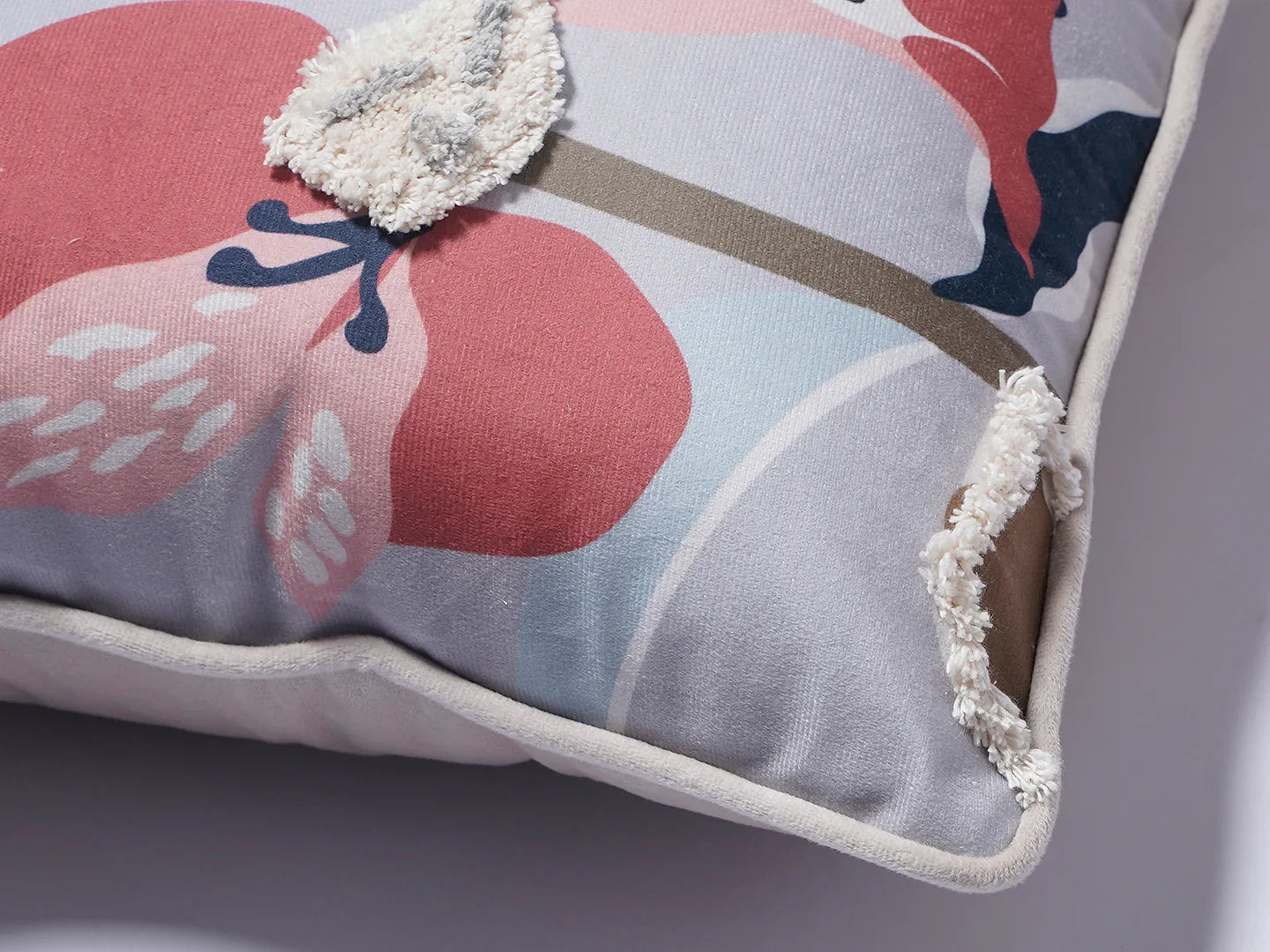 Multi color Print Cushion Cover - SanskrutiHomes 