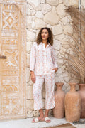 White Rabbit Printed Cotton Night Suit Set - SanskrutiHomes 