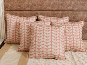 Velvet Floral Design Cushion Cover - SanskrutiHomes 
