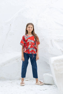 Animal Printed Cotton Night Suit for Kids - SanskrutiHomes 