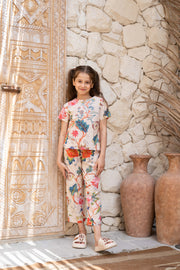 Printed Cotton Night Suit for Kids - SanskrutiHomes 