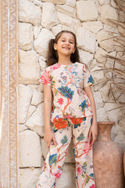 Printed Cotton Night Suit for Kids - SanskrutiHomes 