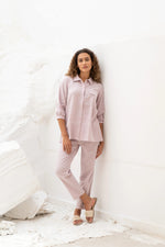 Light Pink Solid Print Co-ords for Women - SanskrutiHomes 