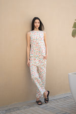 Round Neck Animal Print Cotton Night Suit - SanskrutiHomes 