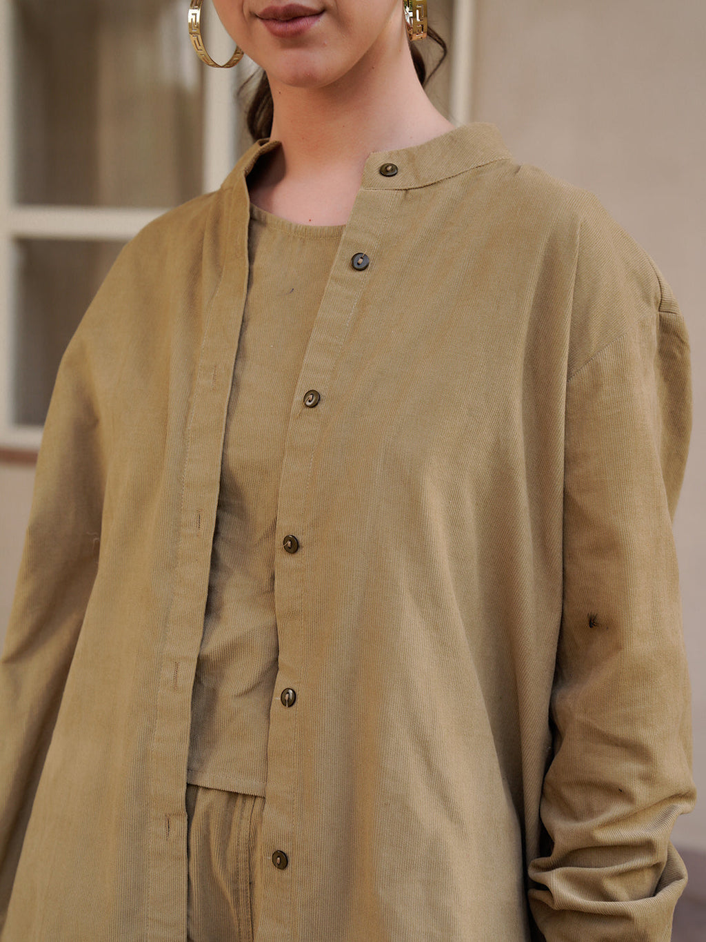 Off White Floral Printed Cotton Dress for Women - SanskrutiHomes 