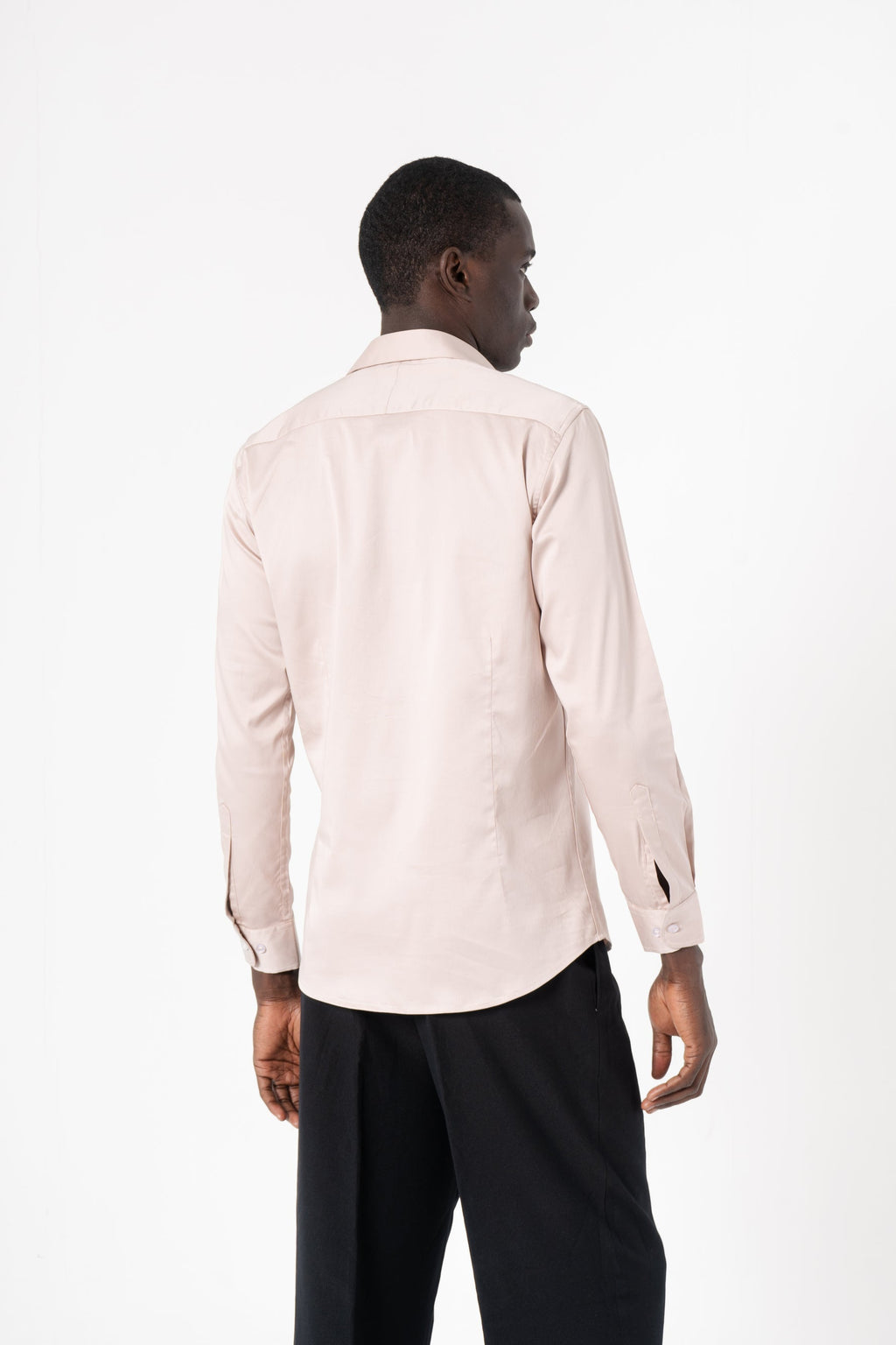 Cream Solid Print Full Sleeve Shirt - SanskrutiHomes 