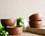 WOODEN BABY BOWL (set of 6 ) - SanskrutiHomes 
