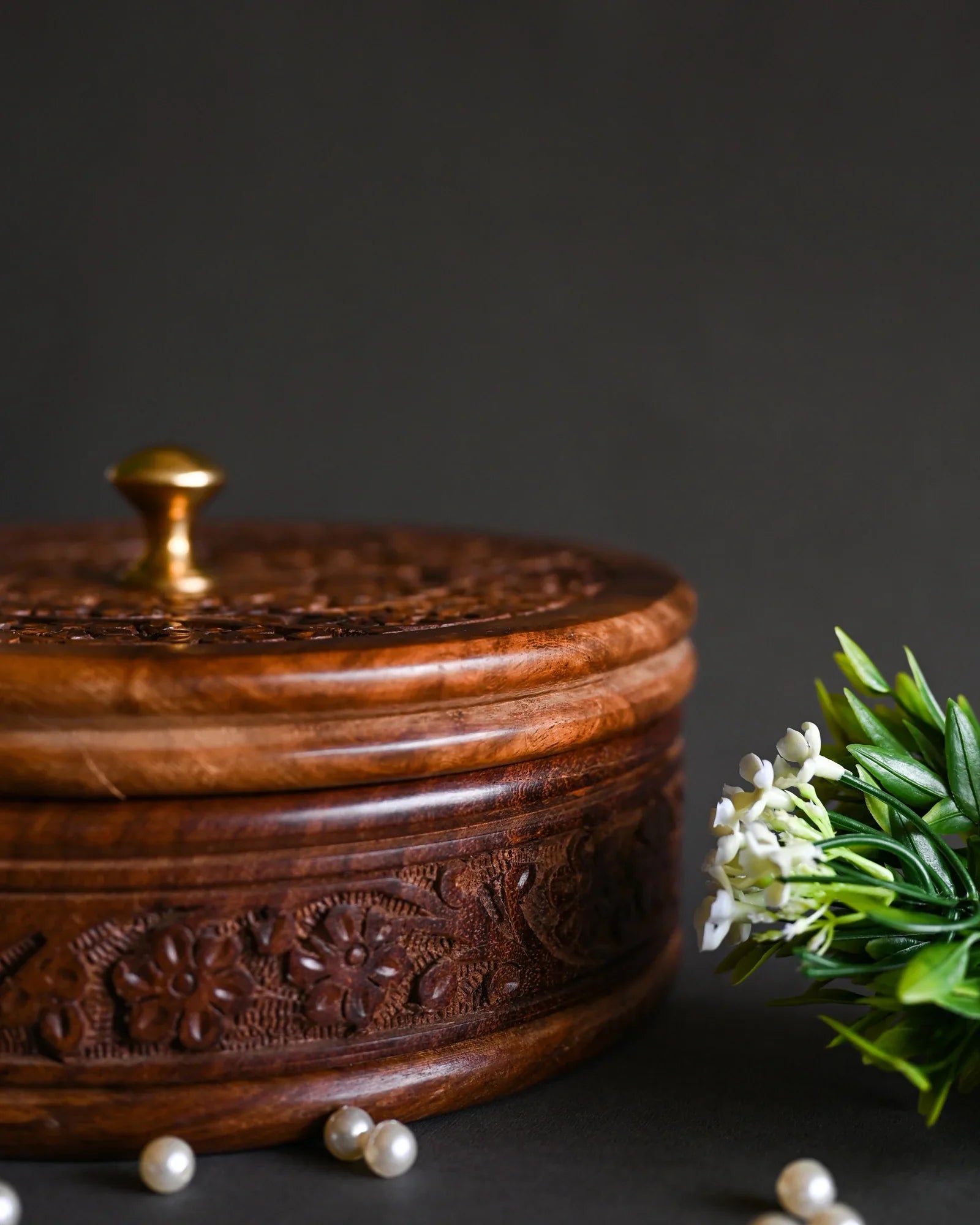 WOODEN MULTIPURPOSE BOX - SanskrutiHomes 
