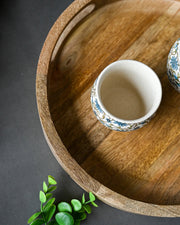 WOODEN SERVING TRAY - SanskrutiHomes 