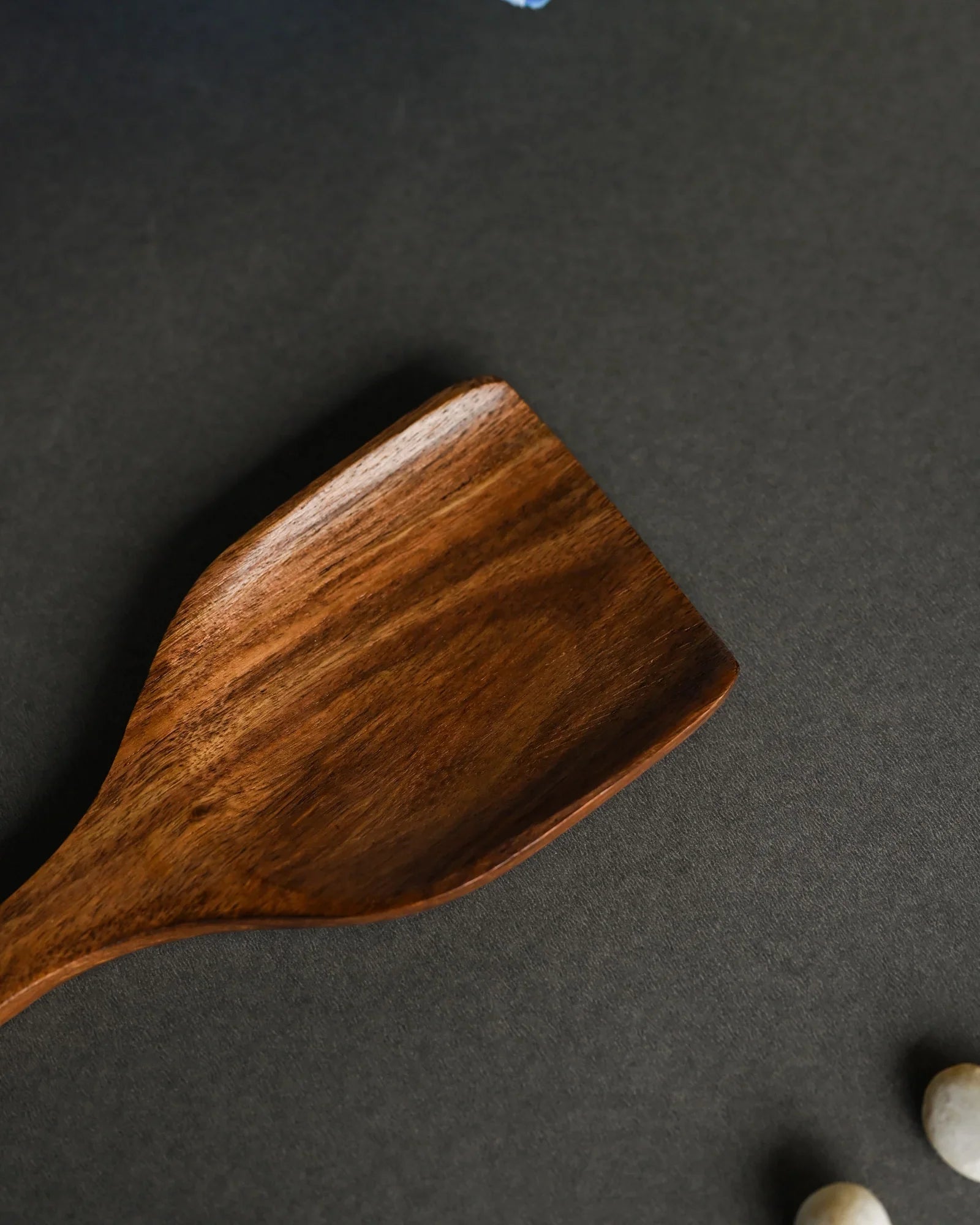 FLAT WOODEN COOKING SPOON (SET OF 3 ) - SanskrutiHomes 